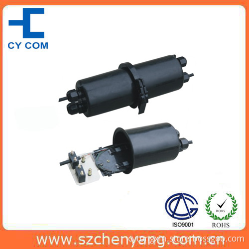 Fiber Optic Closure (In-line type, 2 in 2 out, Aerial)